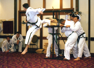 Paul McPhail - Flying back kick